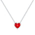 Eternal Love Necklace - Pure S925 Sterling Silver (Chandi) - Embellished with Genuine European Crystals - Free Box Packaging!