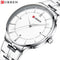 Curren Classic! - Men's Watch - White & Steel - Stainless Steel Strap - 1 Year Warranty!