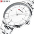 Curren Classic! - Men's Watch - White & Steel - Stainless Steel Strap - 1 Year Warranty!
