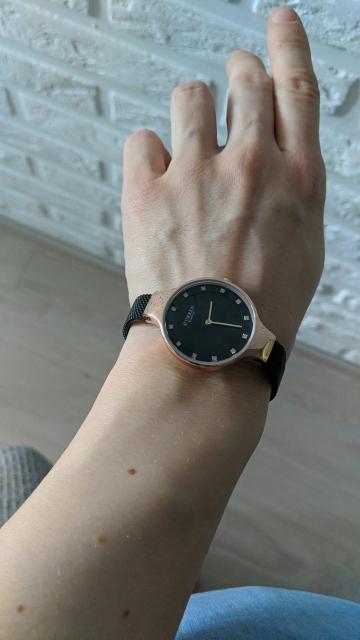 Curren Women's All Black Gold Plated! - Adjustable Steel Strap! - Sparkling Crystals! - 1 Year Warranty!