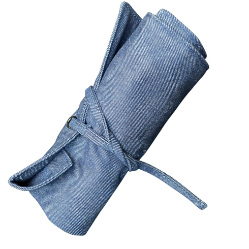 Niovani Watch Organizer - Watch Roll - Export Quality Denim - Watch Travel Case