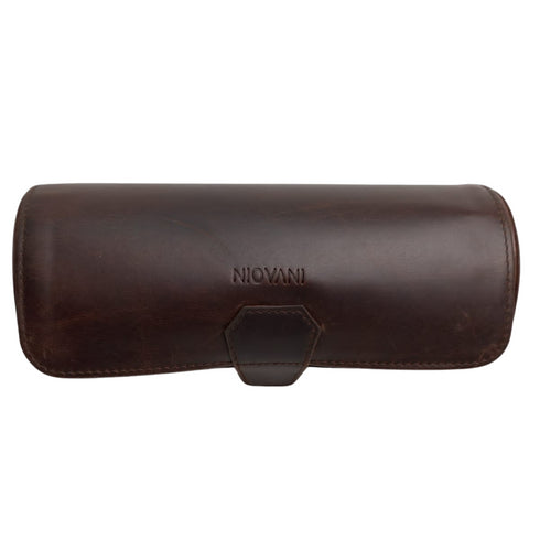 Niovani Watch Organizer - Genuine Crazy Horse Leather - Watch Roll - Watch Travel Case - Box Packaging