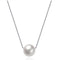 Pearl With Me Necklace - Pure S925 Stamped Sterling Silver - Embellished with a European Pearl! - Free Box Packaging! - Hot Seller!