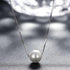 Pearl With Me Necklace - Pure S925 Stamped Sterling Silver - Embellished with a European Pearl! - Free Box Packaging! - Hot Seller!