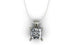 Sparkle With Me! - Niovani Stone Necklace - Pure S925 Sterling Silver! - Simulated Diamond! - 5AAAAA Cubic Zirconia! - Free Gift Packaging!