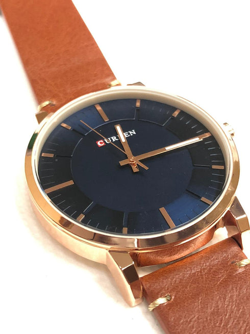Curren Men's - Modern Elegance! - Ultra Soft Genuine Leather! - Water Resistant! - 1 Year Warranty!