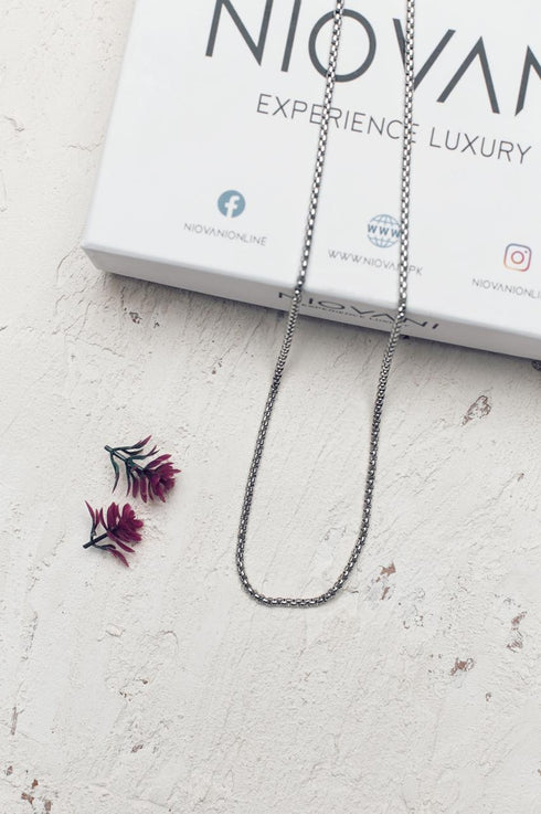 Majestic Silver Plated Chain Necklace! -Strong Polish & Long Lasting Shine! – Hot Seller!