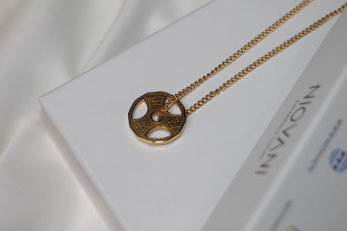 Strength of Strength Necklace! - 14K Gold Plated! - Quality Stainless Steel! - Free Box Packaging!