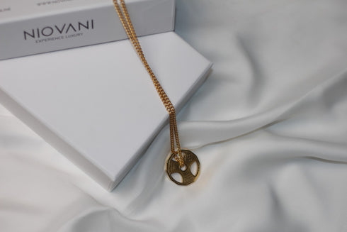 Strength of Strength Necklace! - 14K Gold Plated! - Quality Stainless Steel! - Free Box Packaging!