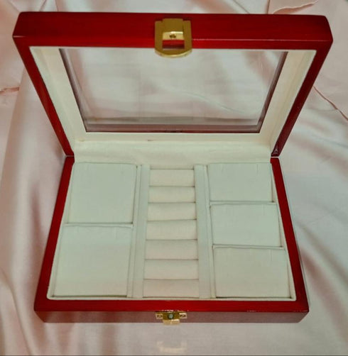 Niovani Jewellery Organizer Box! - High Quality! - Glossy Wood! - Hot Seller!