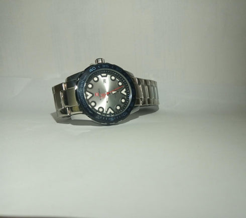 Naviforce Men's - Modern Majestic Steel! (Blue & Silver) - Water Resistant!- 1 Year Warranty!