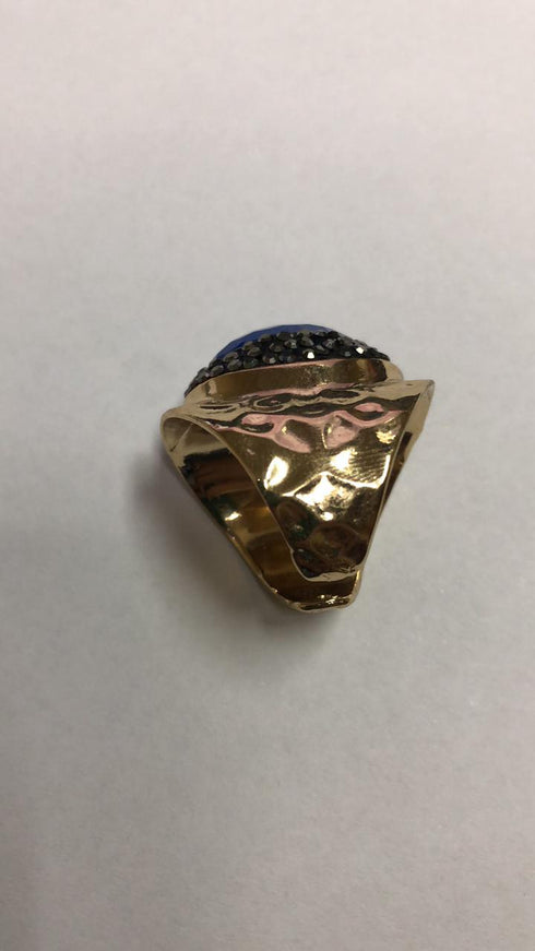 Ring of Glamour! (Soft Pink) - 18K Genuine Gold Plated! - Micro Cubic Zirconia Handmade Setting! - Small Size! - Free Box Packaging!