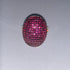 Party Jewel! (Bombshell Pink) - Adjustable Ring! - 18K Genuine Gold Plated! - Free Box Packaging!