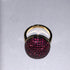 Party Jewel! (Bombshell Pink) - Adjustable Ring! - 18K Genuine Gold Plated! - Free Box Packaging!