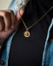 Royalty Neckchain with our Classic Pendant! - 600 MM - 14K Genuine Gold Plated! - New Design! - (Men/Women)