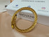 Florence! - 14K Gold Plated Wire Bracelet! - Long Lasting Stainless Steel! - Free Box Packaging!