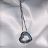 You & I - Love Necklace! - Rhodium Plated! - AAAAA Cubic Zirconia! - Free Box Packaging!