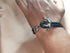 Ocean's Anchor Leather Bracelet! - Jet Black! - Stainless Steel! - Free Box Packaging!
