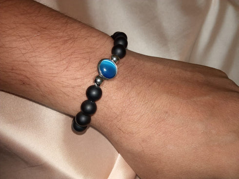 Moonstone Stone Bracelet! - Royal Blue! - Adjustable! – Hot Seller! – (Men/Women)