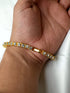 Niovani Tennis Bracelet! - 14K Gold Plated! - AAA+ Cubic Zirconia! - Sparkling! - Free Box Packaging!