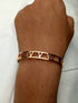Royal Family! - Rose Gold Plated Bangle! - 316L Fine Stainless Steel! - Free Box Packaging!