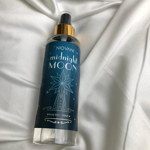 Midnight Moon - Unisex Body Mist - Inspired by Lacoste White - 200ML - Refreshing! - Free Carry Bag