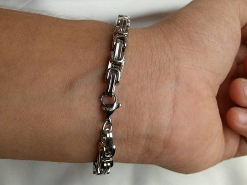 Thug Life! - Sparkling Bracelet! - 316L Fine Stainless Steel! - Free Box Packaging!