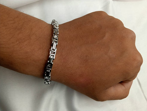 Thug Life! - Sparkling Bracelet! - 316L Fine Stainless Steel! - Free Box Packaging!