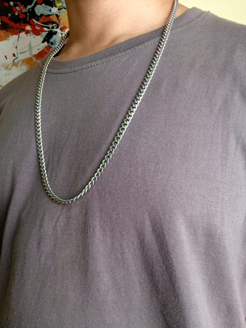 Basic Thick Neckchain! - 660 MM Length - Pure 316L Stainless Steel! - Free Box Packaging!
