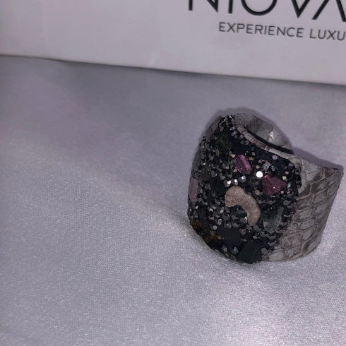 Turkish Princess Ring! - Adjustable Size! - Handcrafted - AAA+ Sparkling Cubic Zirconia - Free Box Packaging!