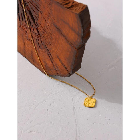 Gold's Garden Necklace! - 18K Genuine Gold Plated over Pure Stainless Steel! - Chic Design! - Free Box Packaging!