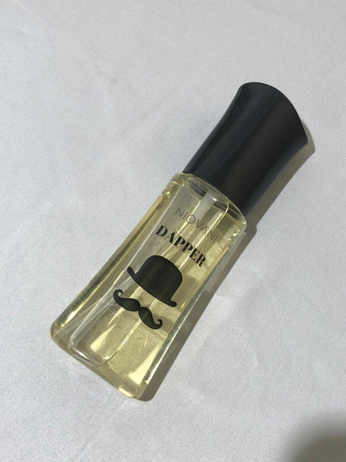Niovani Dapper - Men's Fragrance - Eau De Parfum - 55ML - Non Break (Plastic) Travel Bottle - Free Carry Bag & Box!!