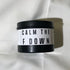 Calm the F Down - Scented Spiced Apple Candle - Premium Soy Wax - 120 ML - Long Lasting - Free Shook Carry Bag!