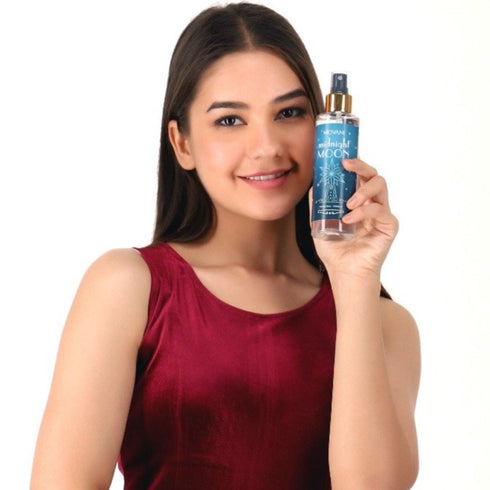 Midnight Moon - Unisex Body Mist - Inspired by Lacoste White - 200ML - Refreshing! - Free Carry Bag