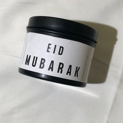Eid Mubarak - Scented Spiced Apple Candle - Premium Soy Wax - 120 ML - Long Lasting - Free Shook Carry Bag!