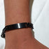 Miami Bracelet - Unisex - Brushed Black - Pure 316L Surgical Grade Stainless Steel - Free Box Packaging