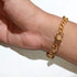Miami Bracelet - Unisex - 14K Gold Plated - Pure 316L Surgical Grade Stainless Steel - Free Box Packaging