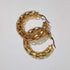Lost Sparkle! - Modern Chunky Hoops! - 14K Gold Plated! - Hot Seller!