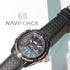 Naviforce Iconic - Men's Watch - Black & Rose Gold - Genuine Leather - Water Resistant! - 1 Year Warranty!