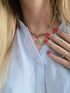 Moonstar Thick Necklace - 18K Genuine Gold Plated over Pure Stainless Steel! - Chic Design! - Free Box Packaging!