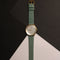 Curren Feminine - Women's Watch - Two Hand Dial - Genuine Green Leather Strap! - 1 Year Warranty!