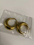 Italiano Earrings - 18K Genuine Gold Plated over Pure Stainless Steel - Non Tarnish - Chic Design! - Free Box Packaging!
