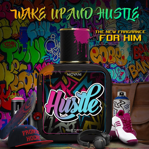 Hustle - Men's Fragrance - Inspired by 212 New York City - 50ML! - Long Lasting Strength! - Free Box Packaging!