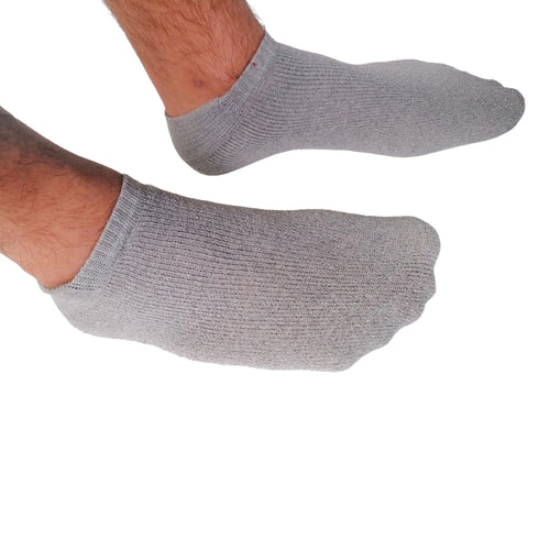 Soxyfeet Ankle Socks - Dolphin Grey - Ultrasoft Cotton