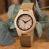 Niovani Original Wooden Women's Watch - Genuine Bamboo Wood - Ultra Thin Soft Genuine Leather - Box Packaging - 1 Year Warranty!