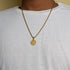 Royalty Neckchain with our Classic Pendant! - Thick Rope Chain! - 600 MM - 14K Genuine Gold Plated! - New Design! - (Men/Women)