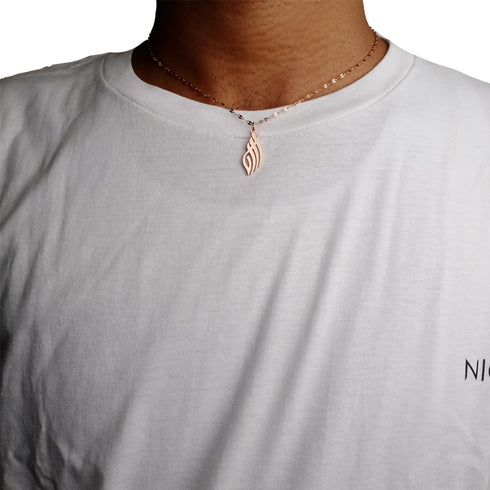 Allah Name Necklace - Rose Gold Plated over Stainless Steel - (Men/Women)
