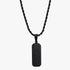 Ayatul Kursi Necklace - Black Surgical Grade Stainless Steel - (Men/Women)
