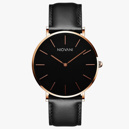 Man Bundle - Niovani Iconic Watch & Wallet - Free Box Packaging!