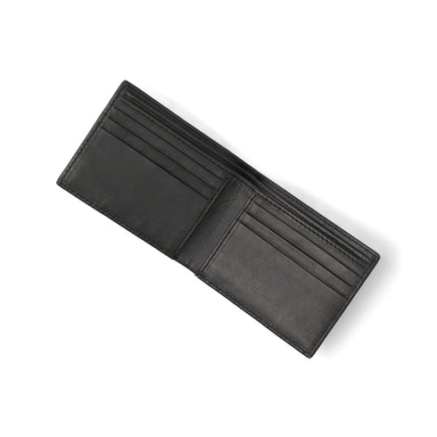 Classic Cash - Men's Wallet - Minimal Black - Genuine Cow Ultrasoft Leather - Cash & Card Slots - Export Quality